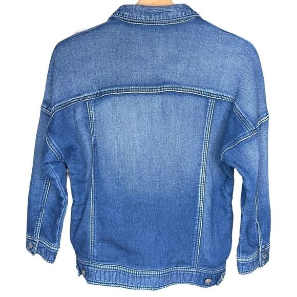 Moussy x iSKO Blue Future Face Denim Next Collab Medium Wash Jean Jacket - Picture 11 of 11